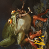 Rampant Frogantua // Rampant Frogantua (AMH3-032) - Modern Horizons 3 Art Series (Borderless) Foil