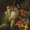 Rampant Frogantua // Rampant Frogantua (AMH3-032) - Modern Horizons 3 Art Series (Borderless) Foil