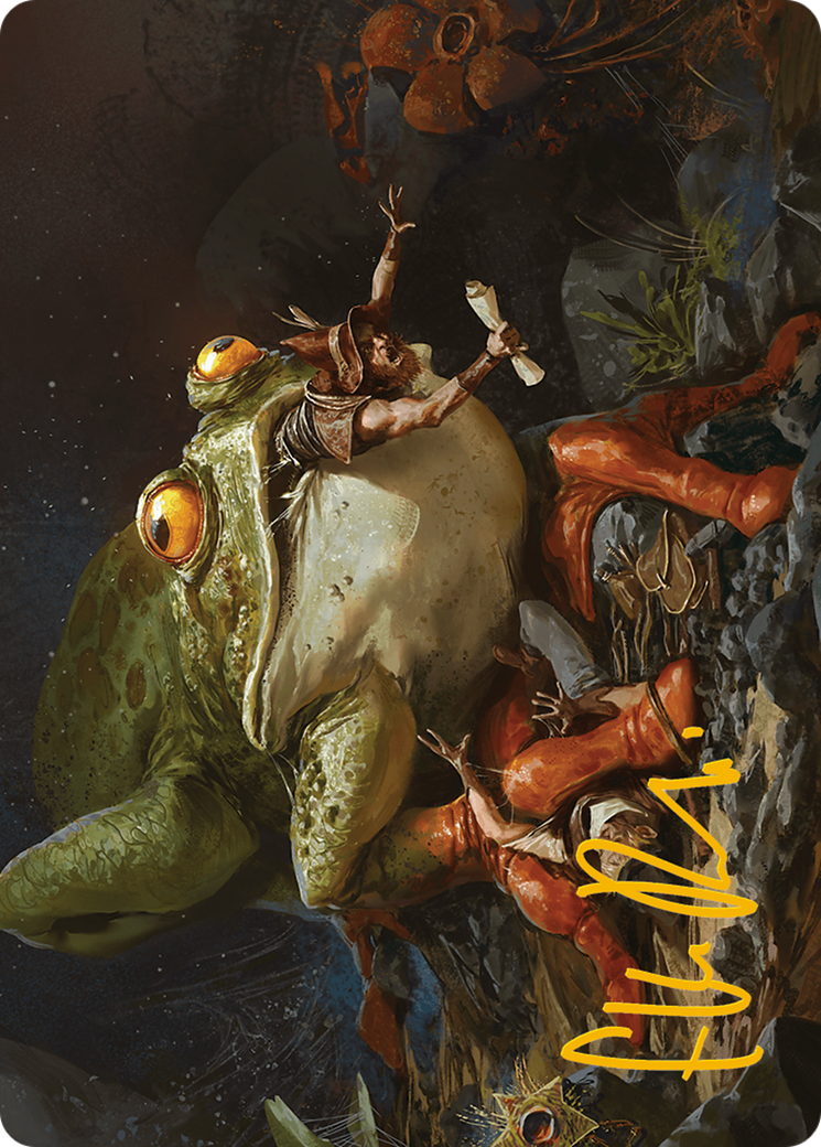 Rampant Frogantua // Rampant Frogantua (AMH3-032) - Modern Horizons 3 Art Series (Borderless) Foil