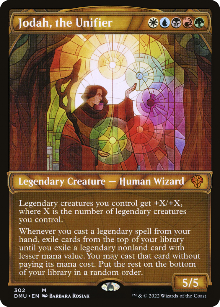 Jodah, the Unifier (Showcase) (DMU-302) - Dominaria United: (Showcase) Foil