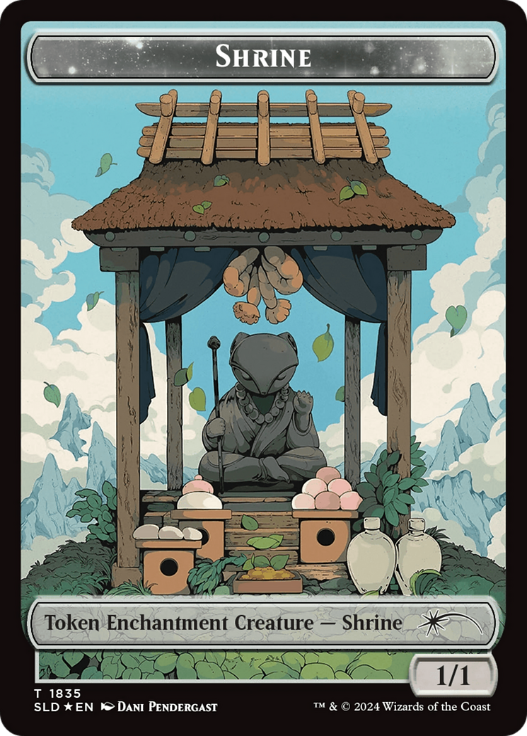 Shrine Token (Rainbow Foil) (SLD-1835) - Secret Lair Drop Foil
