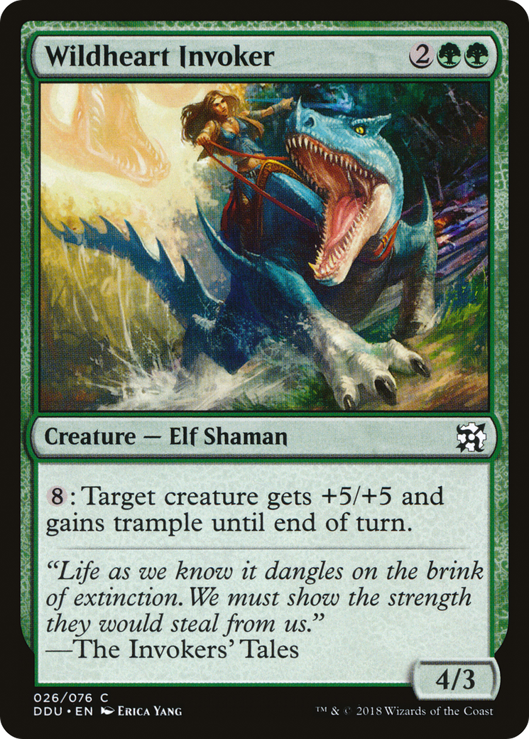Wildheart Invoker (DDU-026) - Duel Decks: Elves vs. Inventors