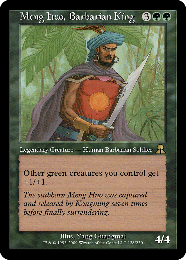 Meng Huo, Barbarian King (ME3-128) - Masters Edition III Foil