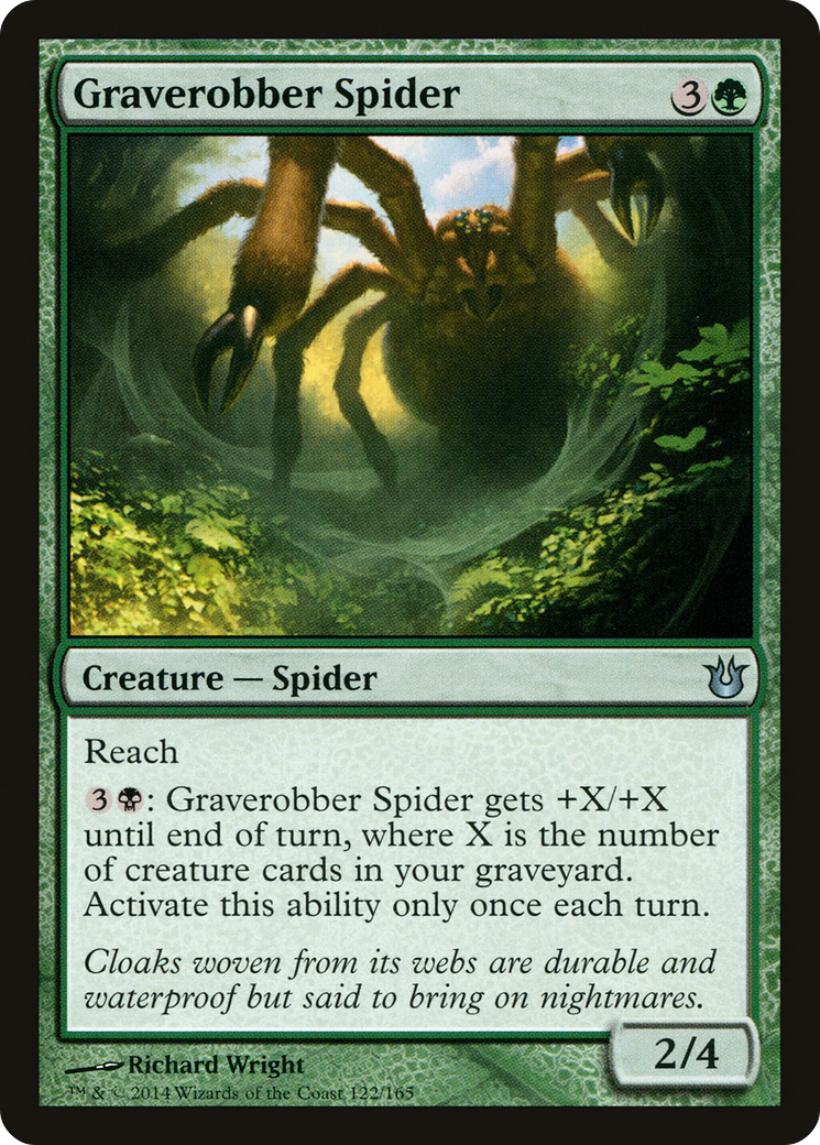 Graverobber Spider (BNG-122) - Born of the Gods Foil