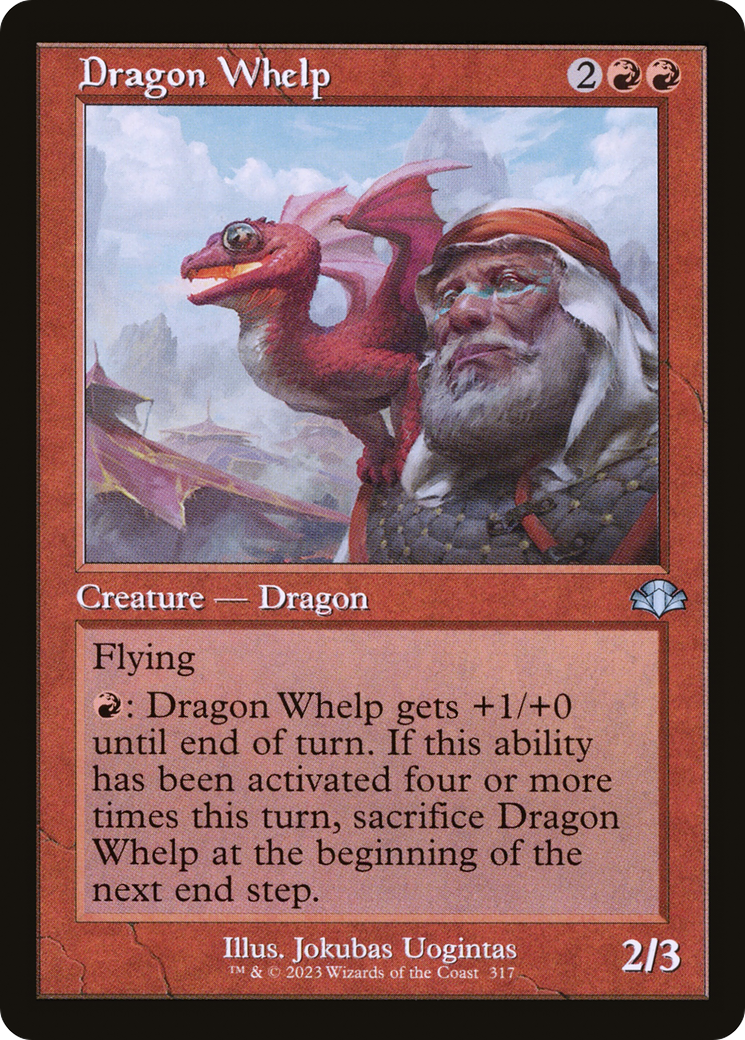 Dragon Whelp (Retro Frame) (DMR-317) - Dominaria Remastered
