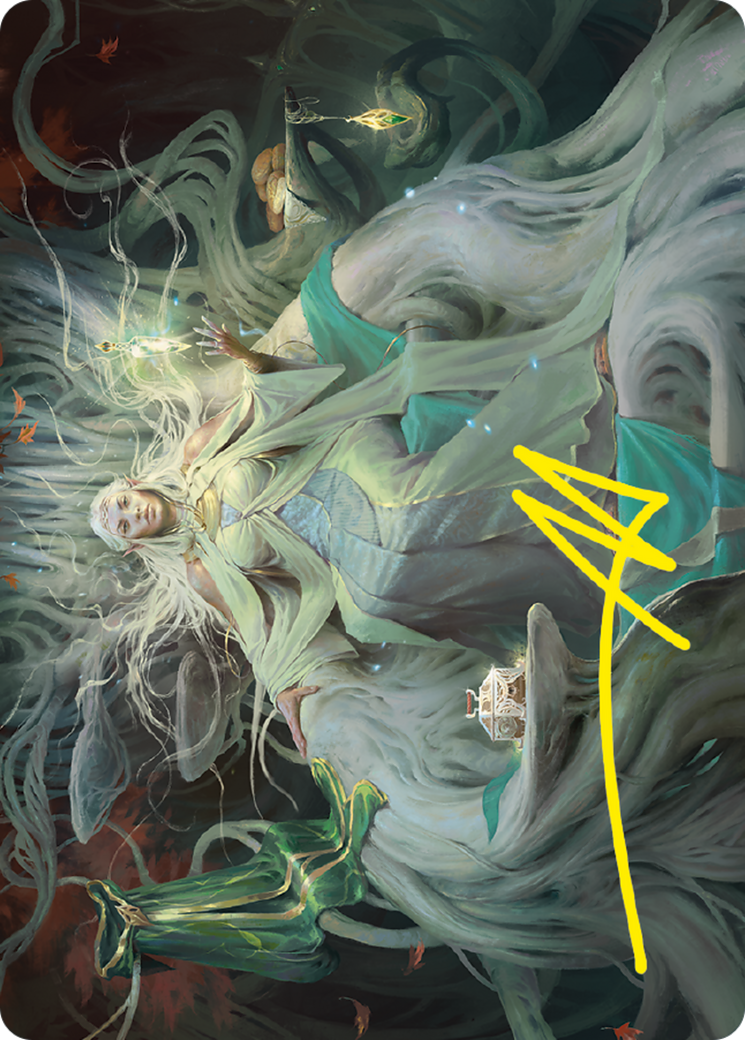 Galadriel, Gift-Giver // Galadriel, Gift-Giver (ALTR-035) - Tales of Middle-earth Art Series (Borderless)