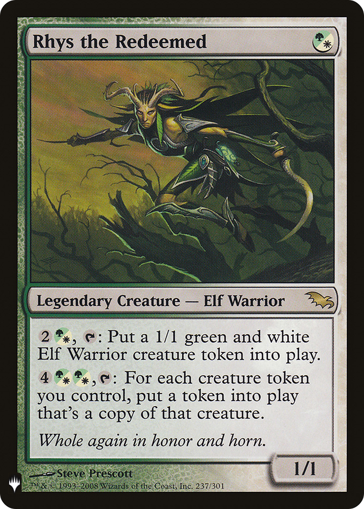 Rhys the Redeemed (LIST-237) - The List