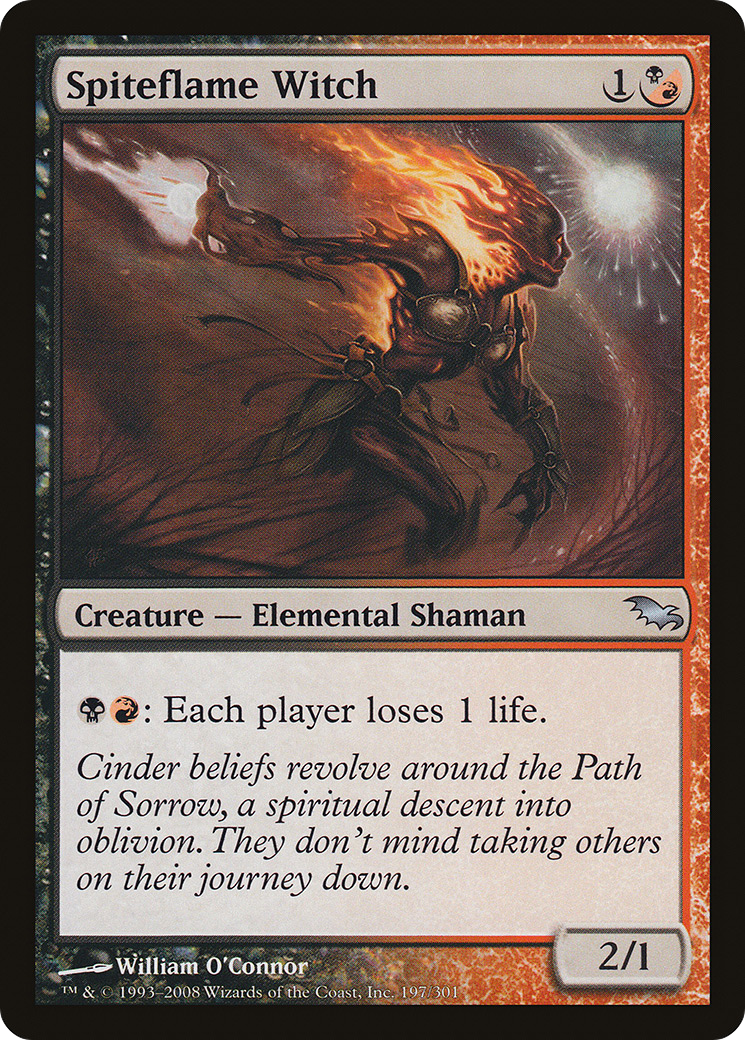 Spiteflame Witch (SHM-197) - Shadowmoor