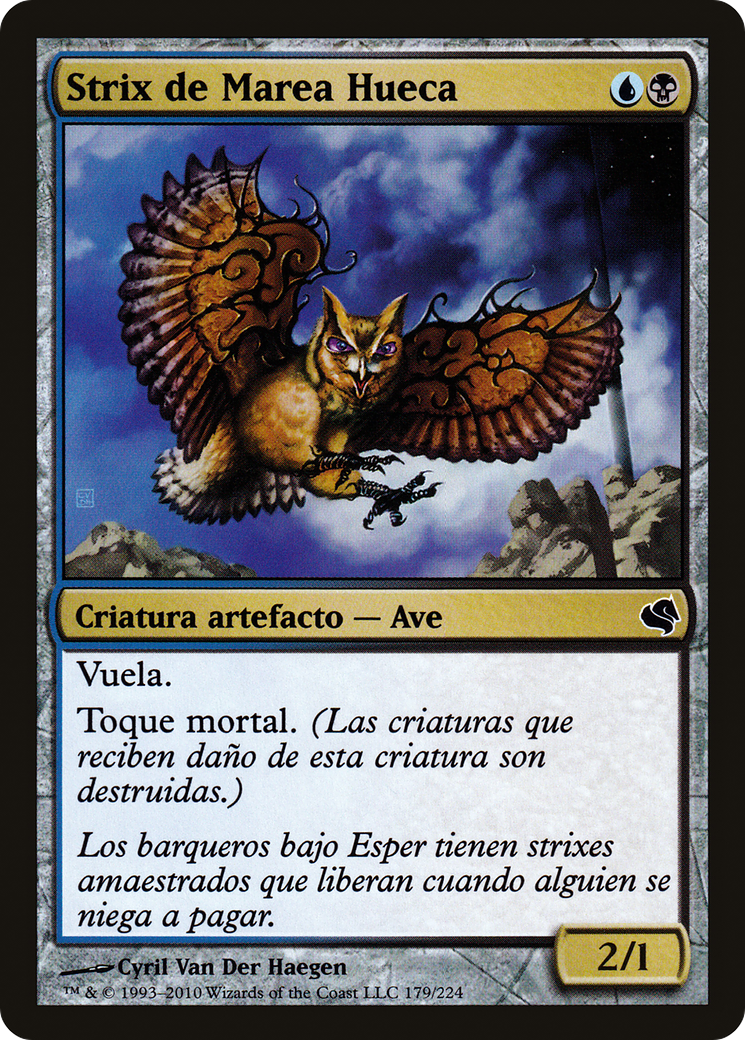Tidehollow Strix (Spanish) - "Strix de Marea Hueca" (PS11-179) - Salvat 2011