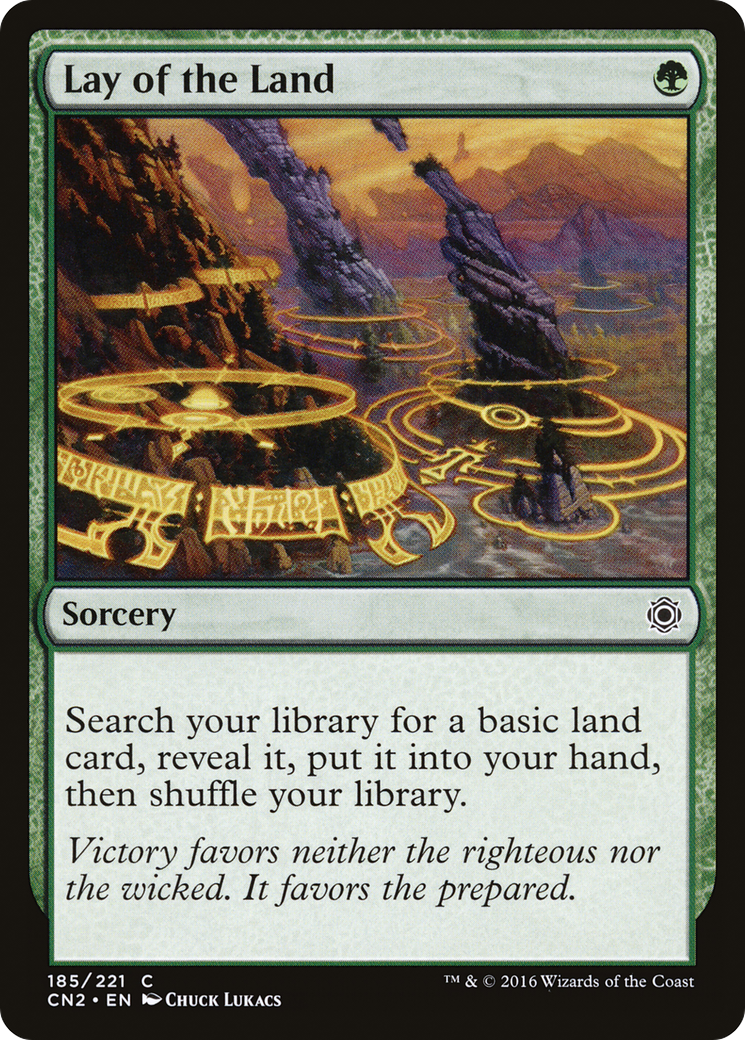Lay of the Land (CN2-185) - Conspiracy: Take the Crown Foil
