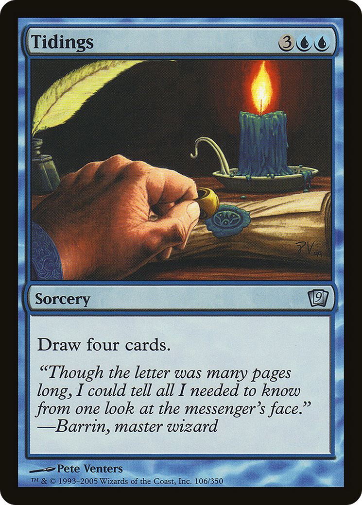 Tidings (9ED-106) - 9th Edition Foil