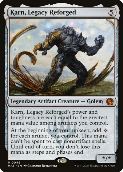 Karn, Legacy Reforged (MAT-049) - March of the Machine: The Aftermath Foil