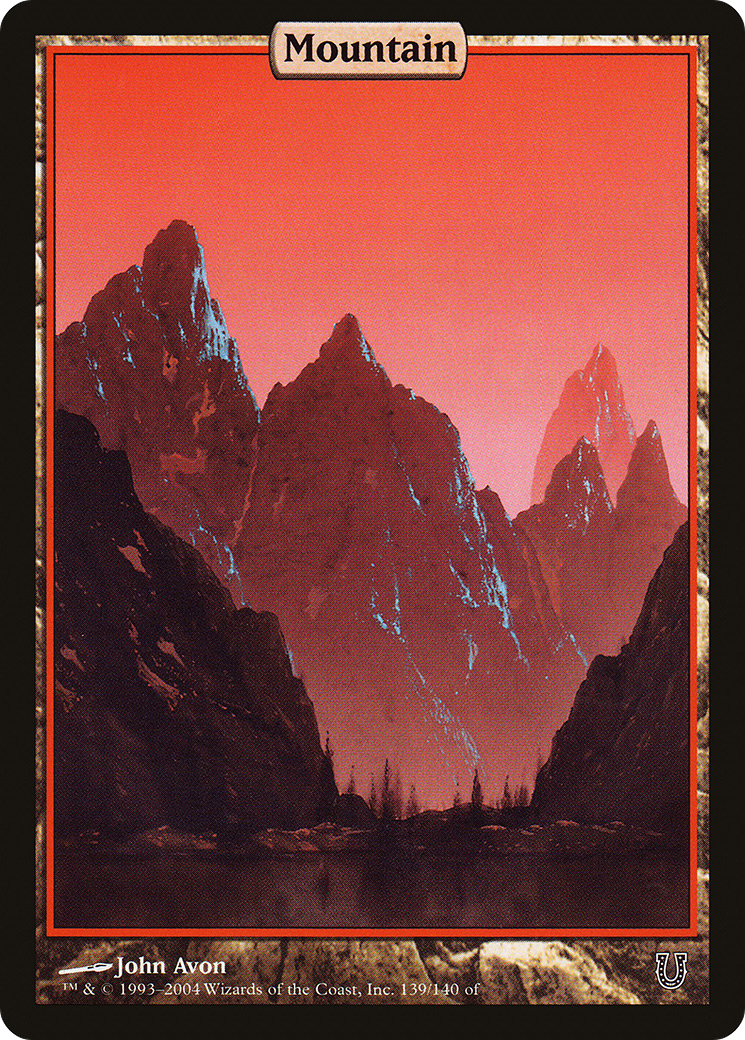 Mountain - Full Art (UNH-139) - Unhinged Foil