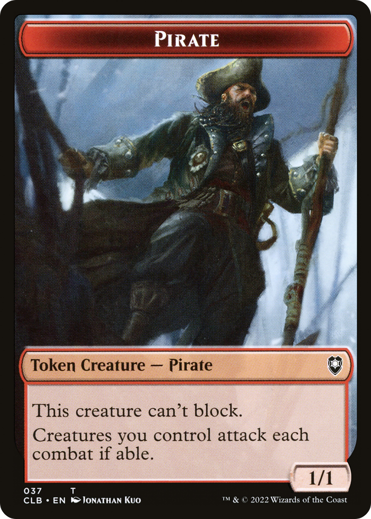 Pirate (TCLB-037) - Battle for Baldur's Gate Tokens