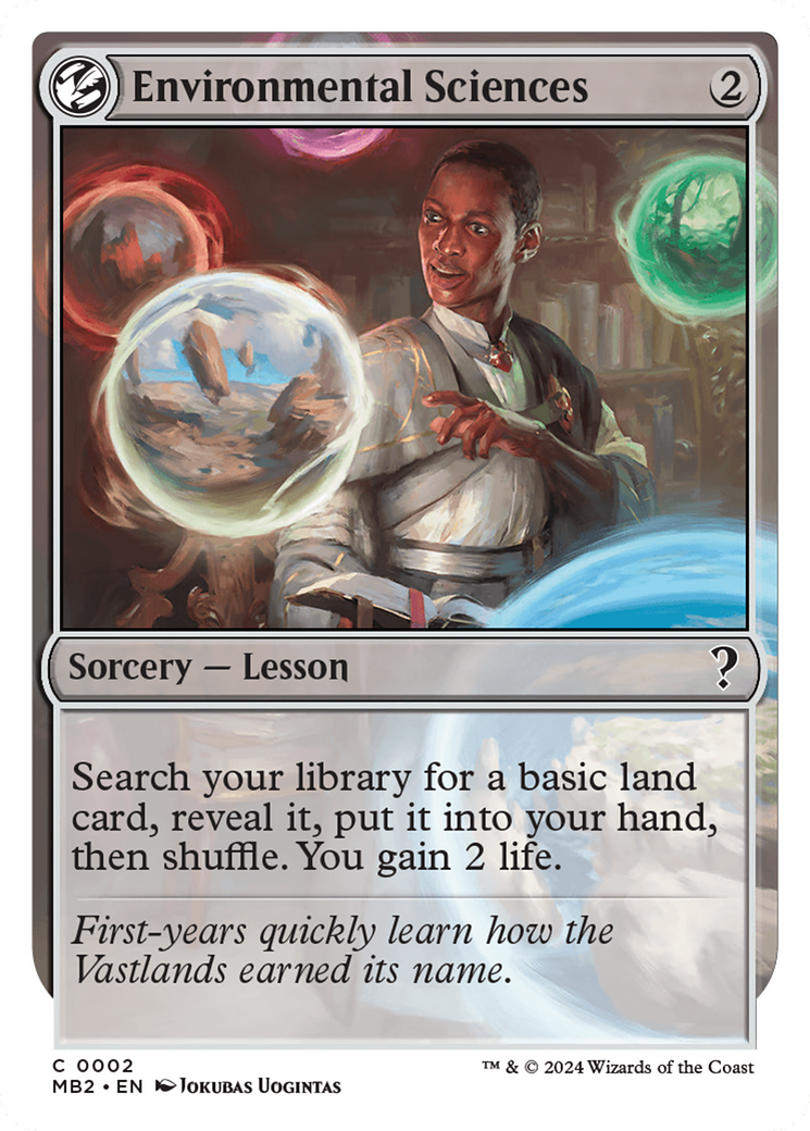 Environmental Sciences (White Border) (MB2-002) - Mystery Booster 2: (lesson)
