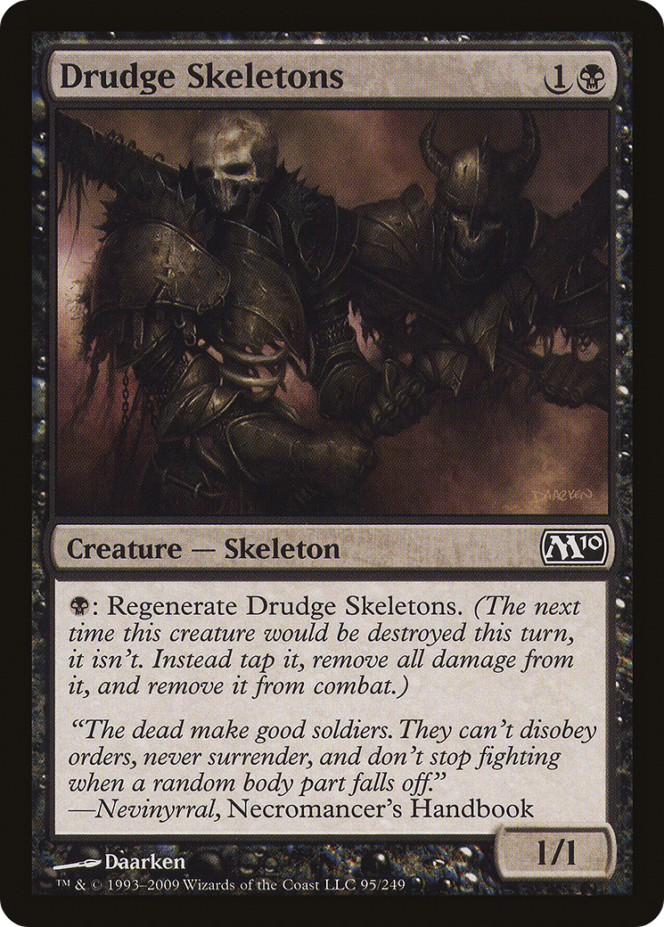 Drudge Skeletons (M10-095) - Magic 2010 Foil