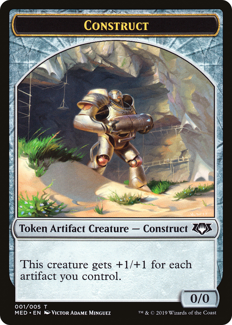 Construct Token (001) (MED2-001) - Mythic Edition Tokens