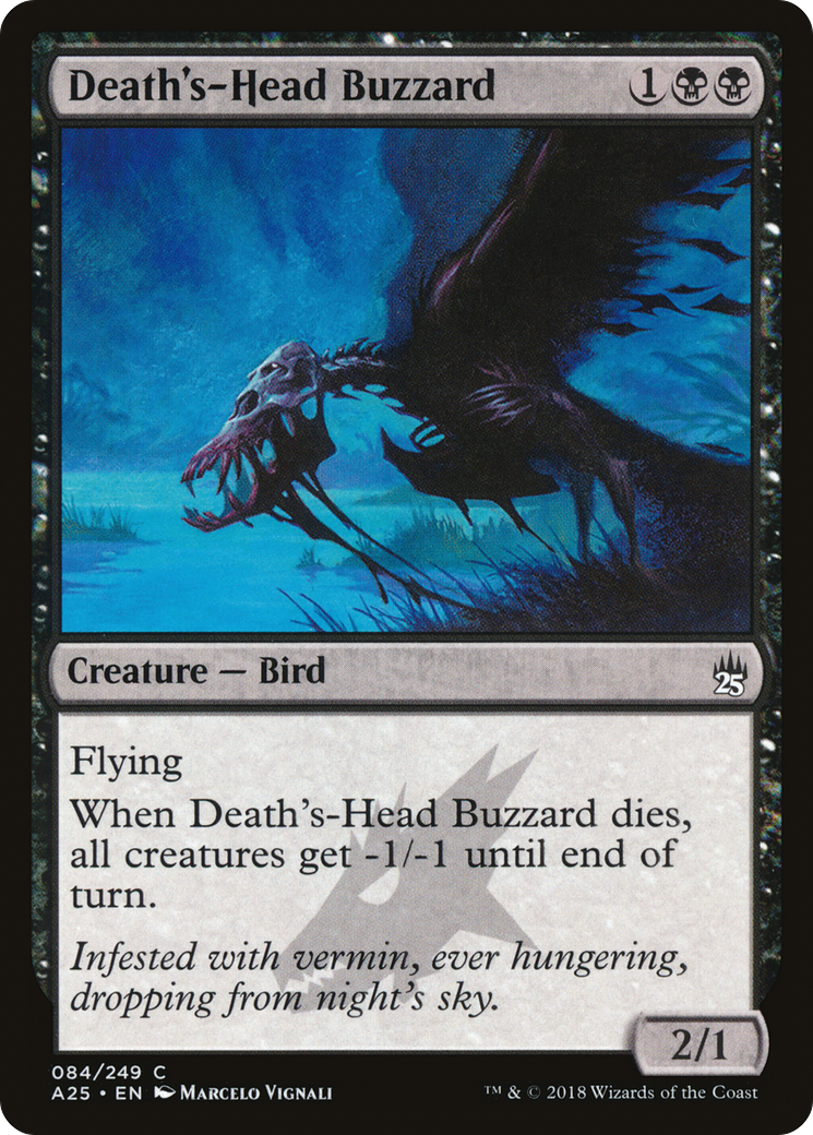 Death's-Head Buzzard (A25-084) - Masters 25 Foil