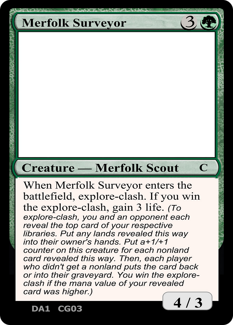 Merfolk Surveyor (UNK-CG03D) - Unknown Event