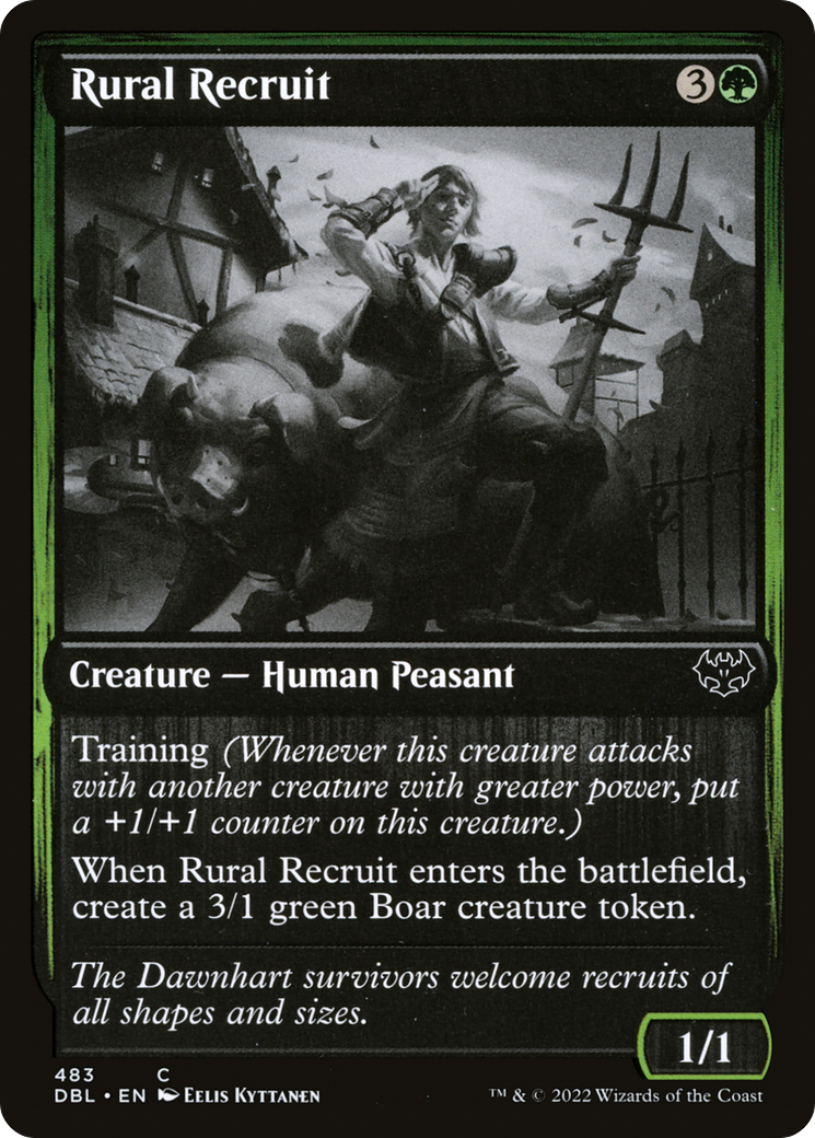 Rural Recruit (DBL-483) - Innistrad: Double Feature