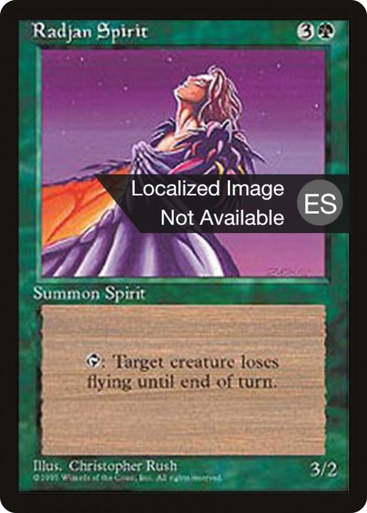 Radjan Spirit (4BB-) - Fourth Edition Foreign Black Border