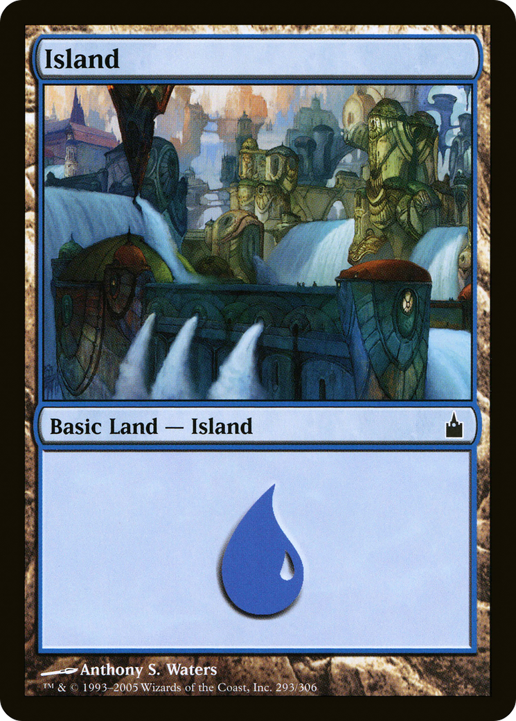 Island (293) (RAV-293) - Ravnica: City of Guilds Foil