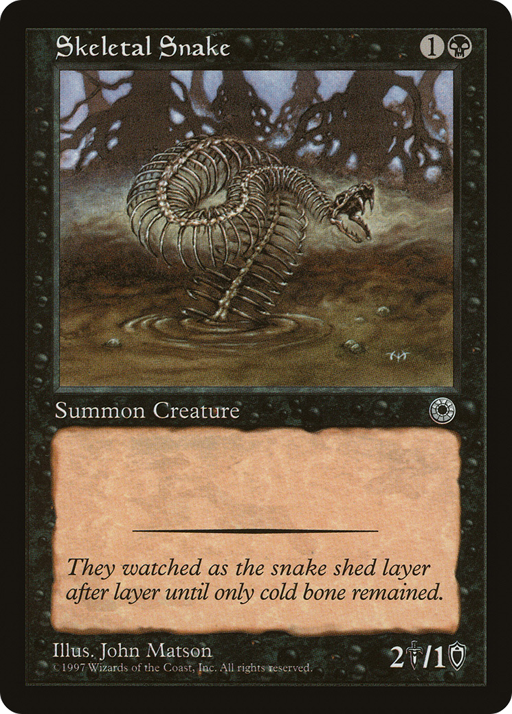 Skeletal Snake (POR-) - Portal