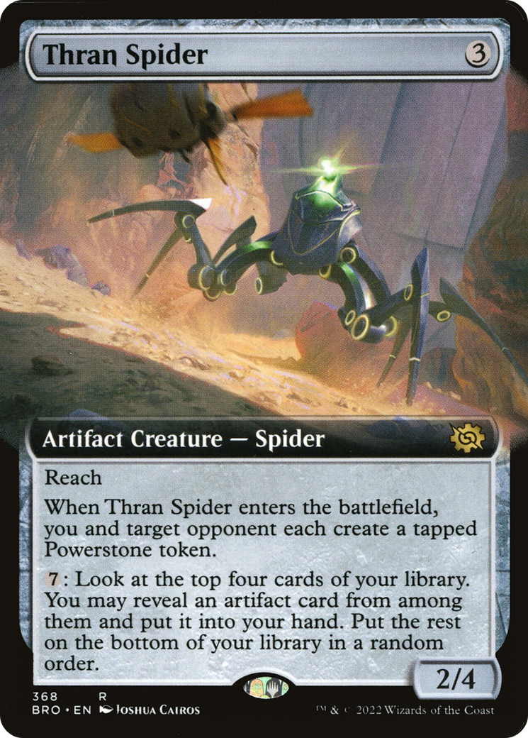 Thran Spider (Extended Art) (BRO-368) - The Brothers' War: (Extended Art) Foil