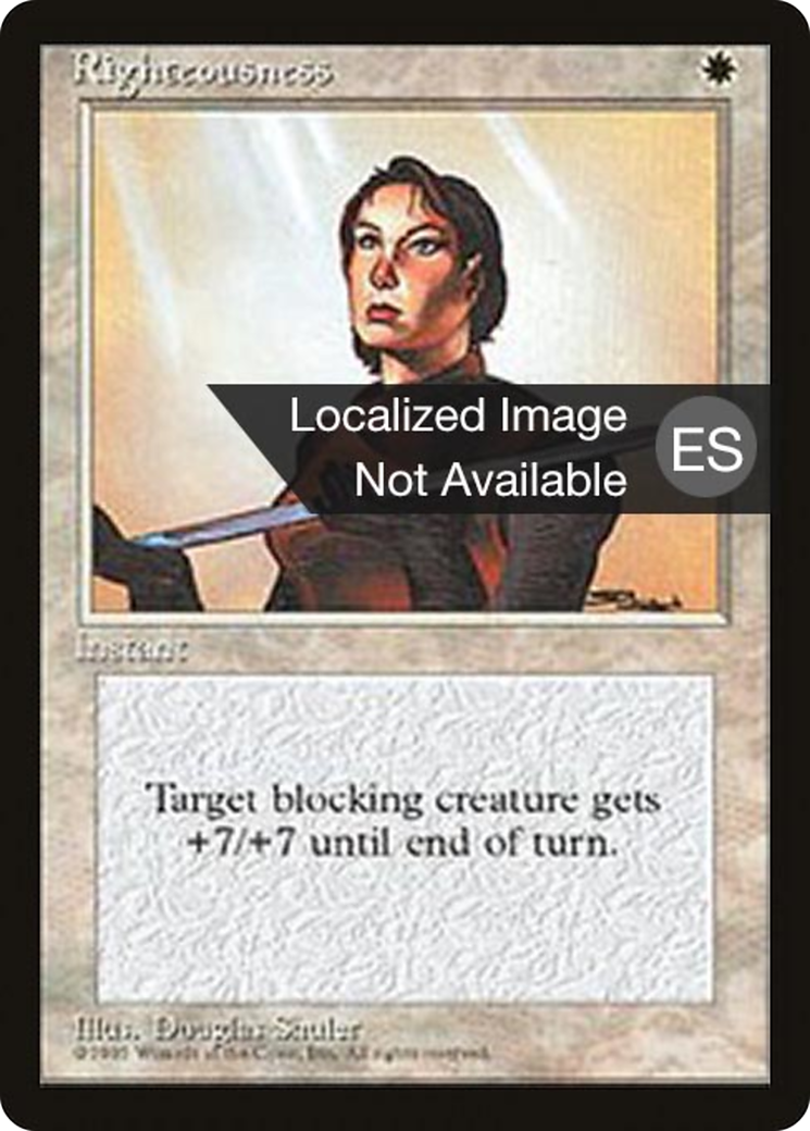Righteousness (4BB-) - Fourth Edition Foreign Black Border