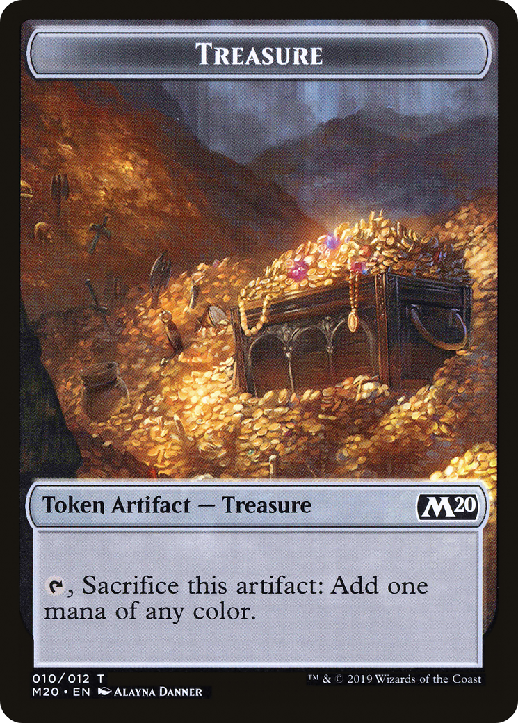 Treasure Token (M20-010) - Core Set 2020 Tokens