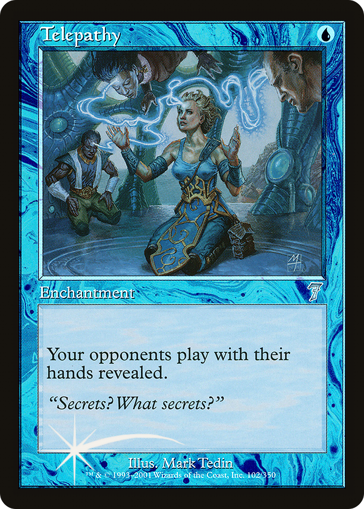 Telepathy (7ED-102) - 7th Edition Foil