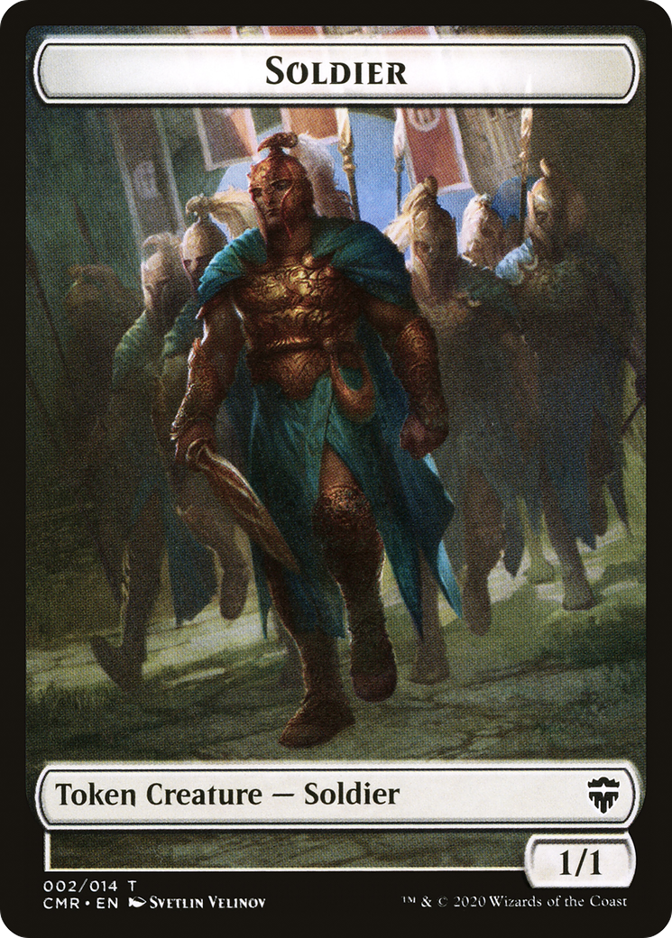 Soldier Token (CMR-002) - Commander Legends Tokens Foil