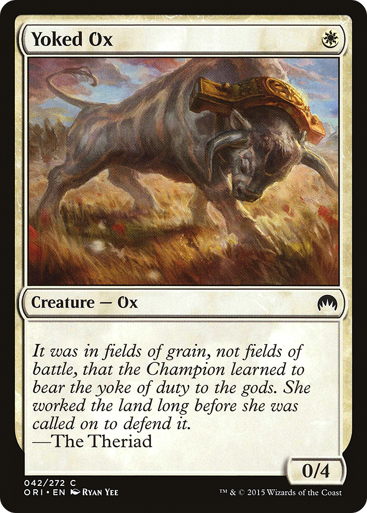 Yoked Ox (ORI-042) - Magic Origins Foil