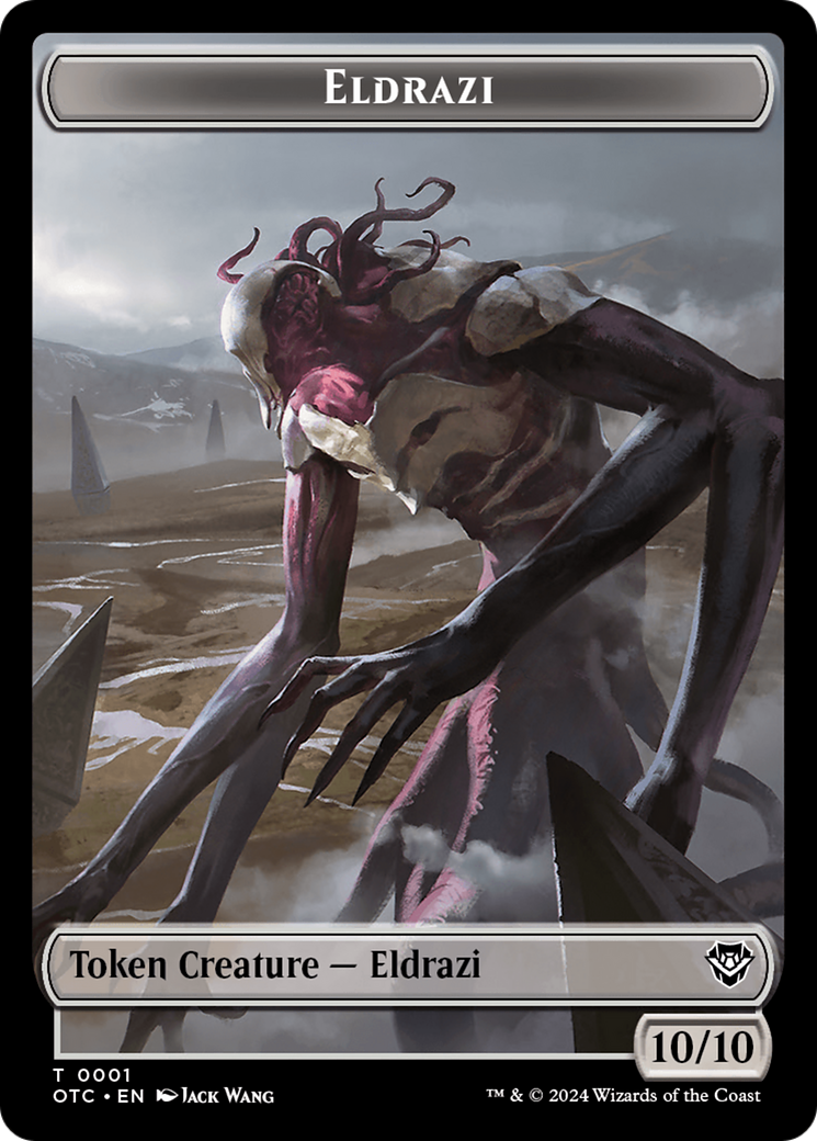 Eldrazi (TOTC-001) - Outlaws of Thunder Junction Commander Tokens Foil