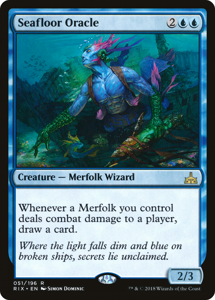 Seafloor Oracle (RIX-051) - Rivals of Ixalan Foil
