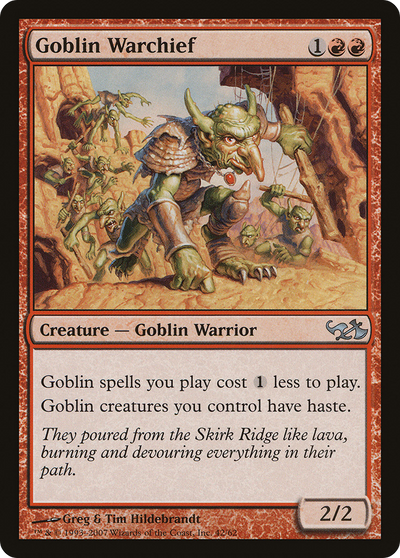 Goblin Warchief (EVG-042) - Duel Decks: Elves vs. Goblins