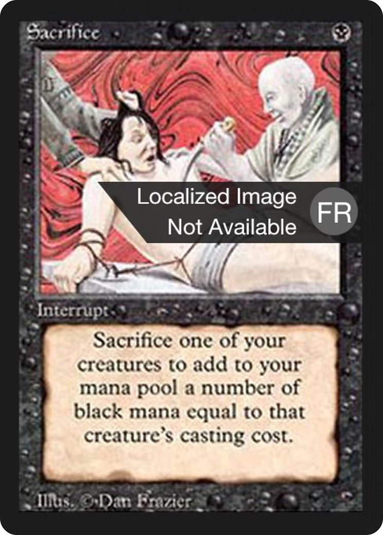 Sacrifice (FBB-) - Foreign Black Border