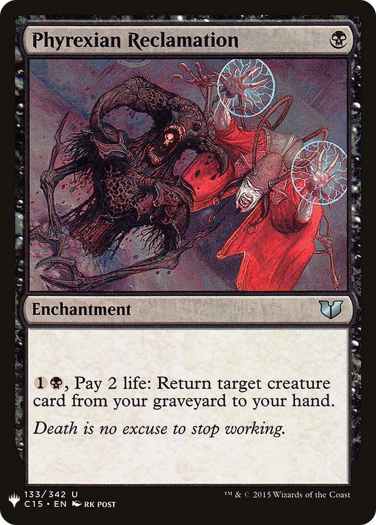 Phyrexian Reclamation (LIST-133) - The List