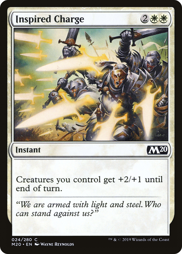 Inspired Charge (M20-024) - Core Set 2020