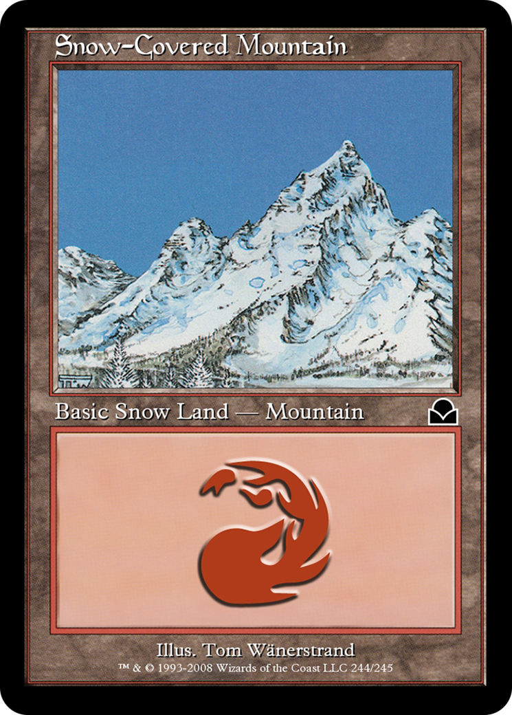 Snow-Covered Mountain (ME2-244) - Masters Edition II Foil
