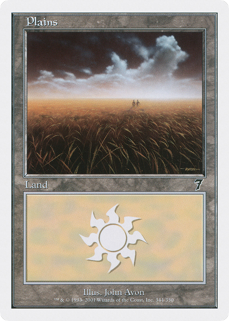 Plains (344) (7ED-344) - 7th Edition Foil