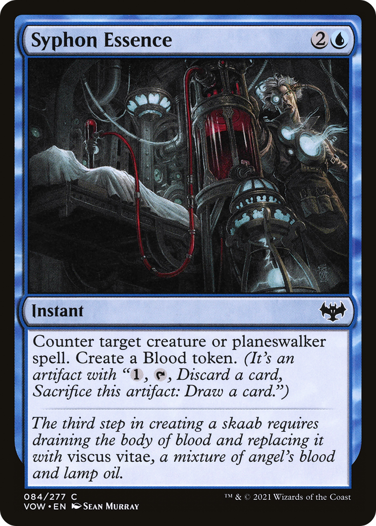 Syphon Essence (VOW-084) - Innistrad: Crimson Vow Foil