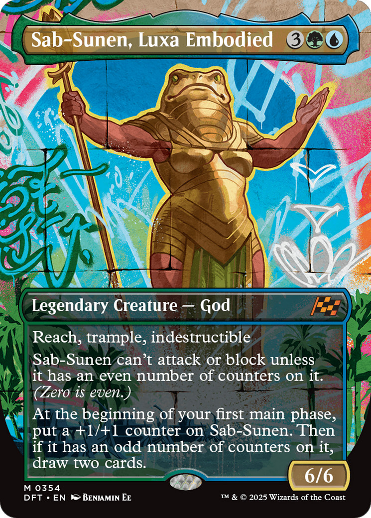 Sab-Sunen, Luxa Embodied (Borderless) (DFT-354) - Aetherdrift (Borderless)