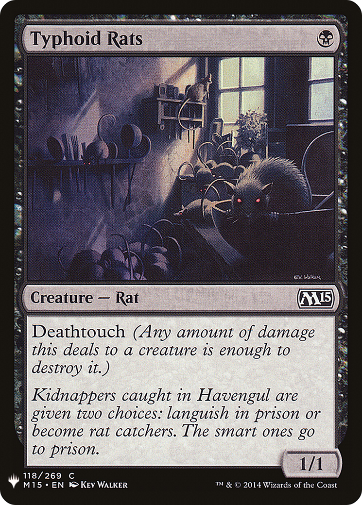 Typhoid Rats (LIST-M15-118) - The List