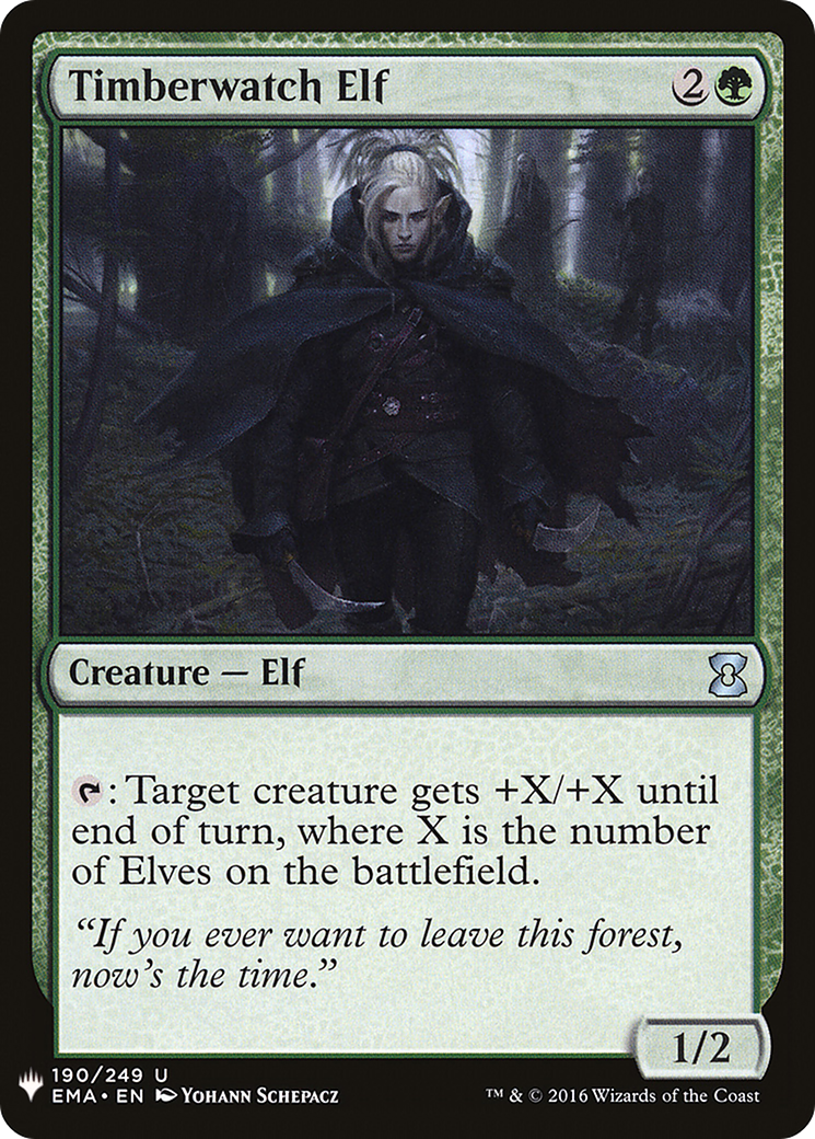 Timberwatch Elf (LIST-190) - The List