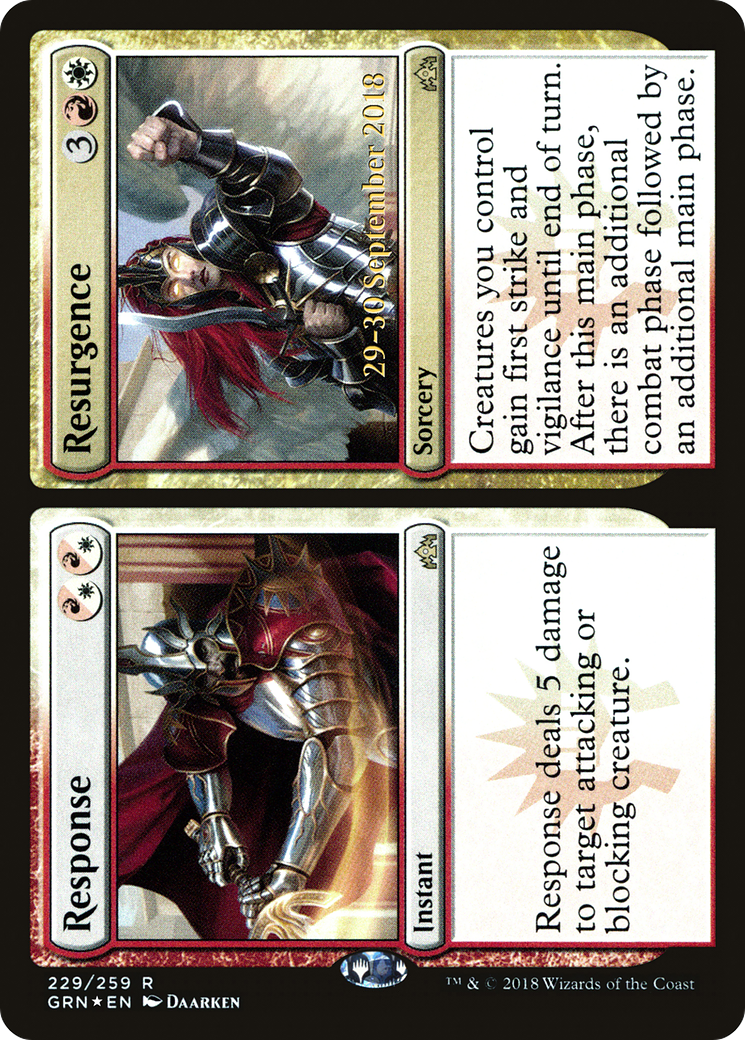Response // Resurgence (PRE-229) - Guilds of Ravnica Promos Foil