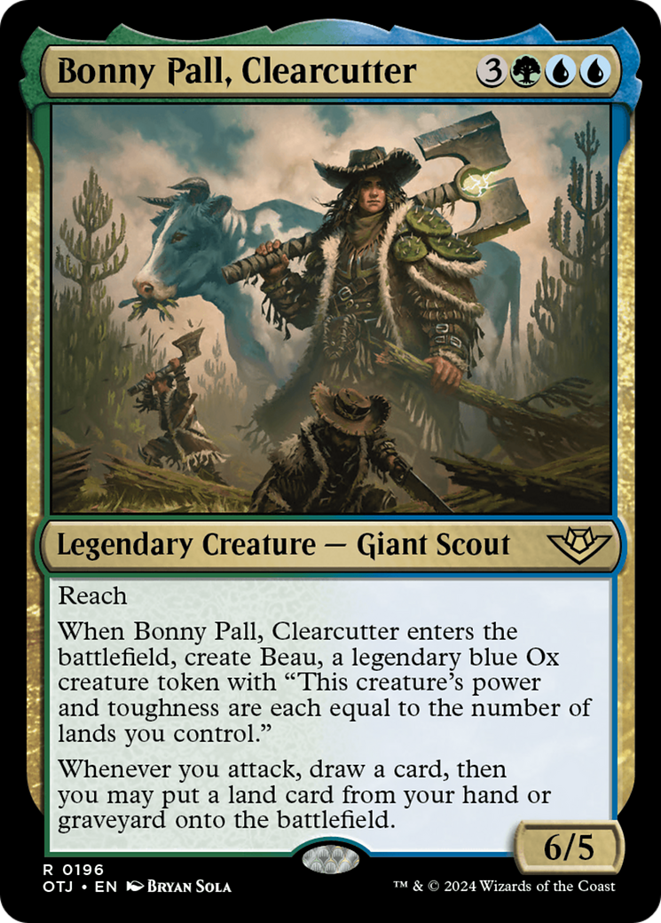 Bonny Pall, Clearcutter (OTJ-196) - Outlaws of Thunder Junction Foil