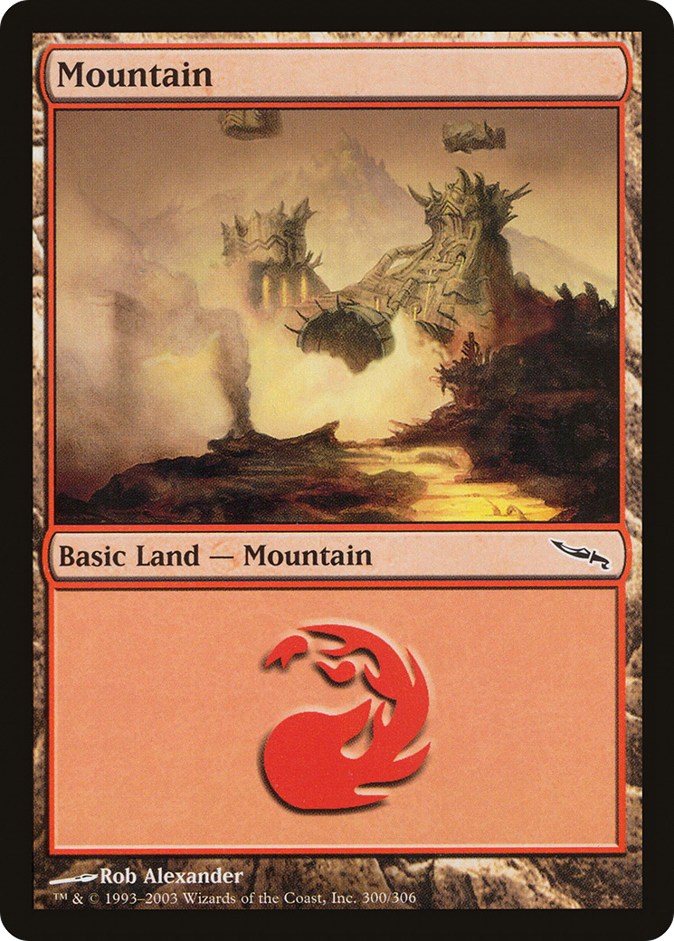 Mountain (300) (MRD-300) - Mirrodin