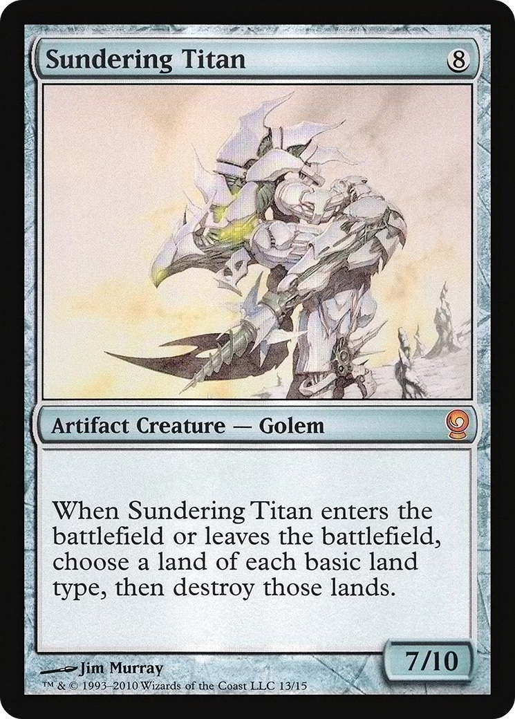Sundering Titan (V10-) - From the Vault: Relics Foil