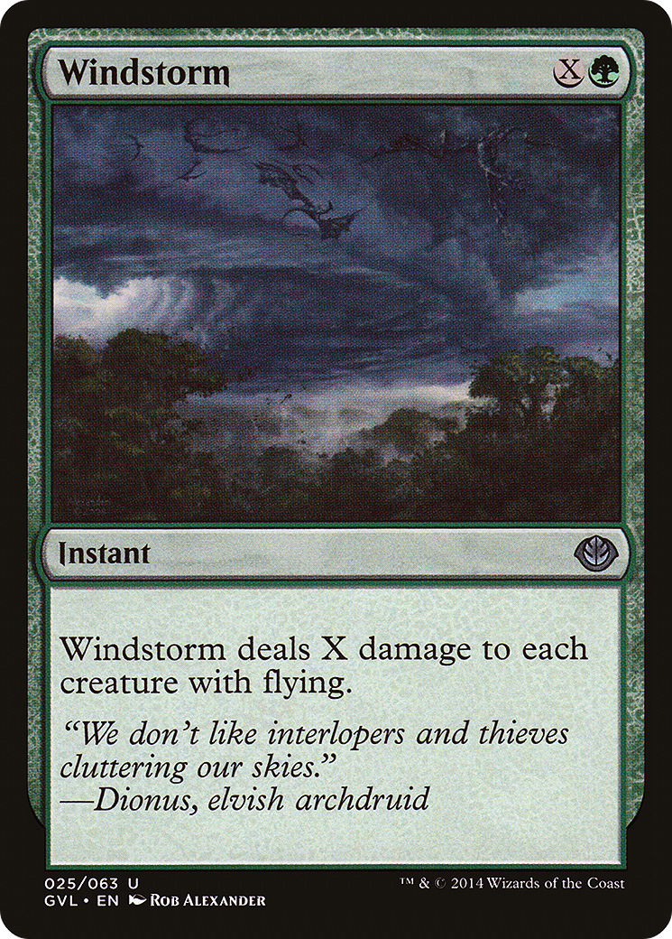 Windstorm (DD3-) - Duel Decks Anthology: Garruk vs. Liliana
